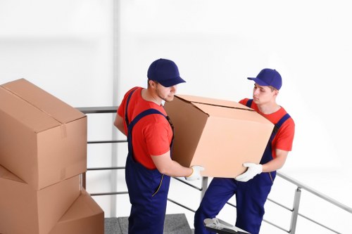 Commercial moving team planning an office relocation in Paddington