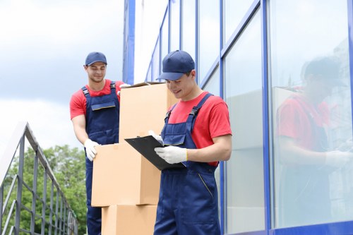 Man With A Van Paddington team preparing equipment safely