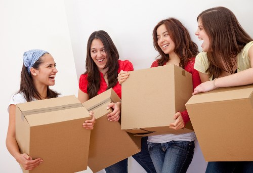 Residential move support in Paddington with boxes and furniture