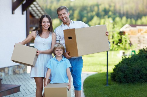 Moving truck service in Paddington near residential flats and local streets