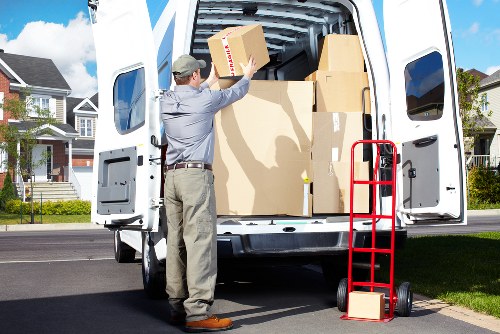 Professional removals van support for flats and apartments near Paddington