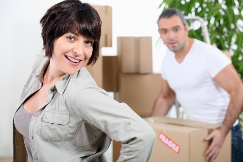 Furniture pick-up and careful loading for removals
